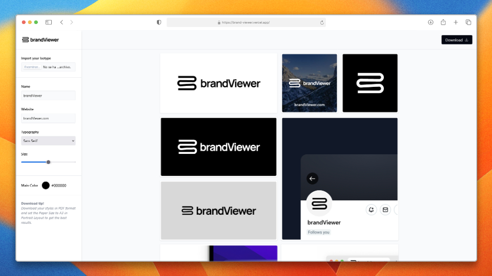 Brand Viewer